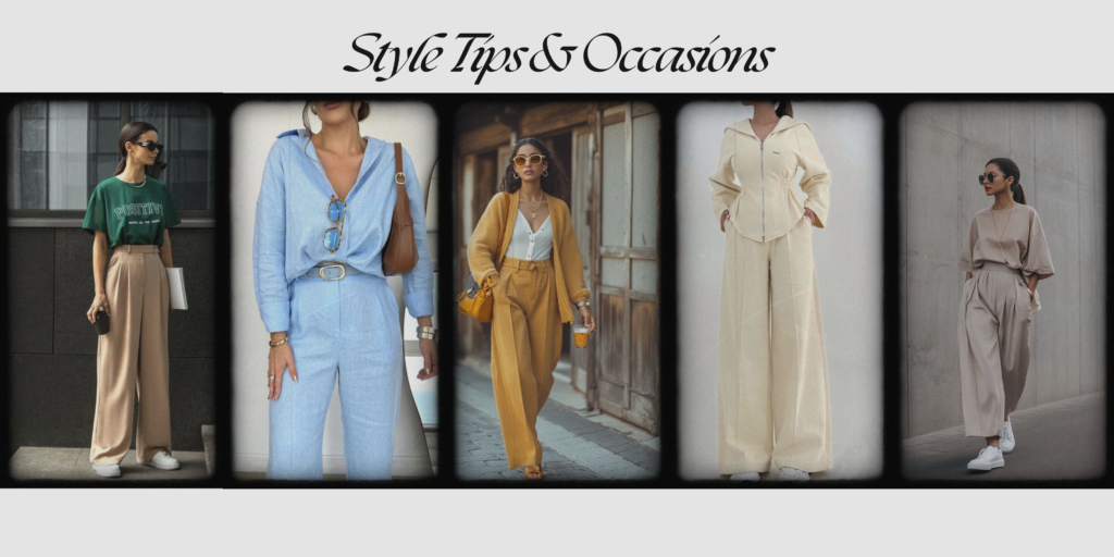 Style Tips & Occasions – Elegant Neutral Co-Ord Sets and Tailored Looks